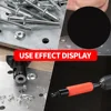 HIFESON Blind Rivets Drill Remover Rivet Removal Tool 1/4 Electric Drill Adapter Rivets Puller for 3.2mm 4.0mm 5.0mm 6.0mm 6.4mm 2