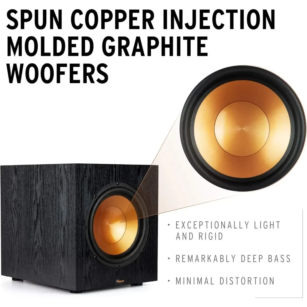 -New-Synergy Black Label Sub-100 10” Front-Firing Subwoofer with 150 Watts of continuous power, 300 watts of Dynamic Power, a