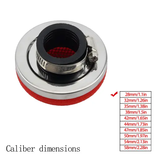 Motorcycle Air Filter Cleaner Air Filter 2 Stroke Engine Dirt Pit Bike Scooter 28/32/35/38/42/45/50/54/58MM Moto Parts - Image 20