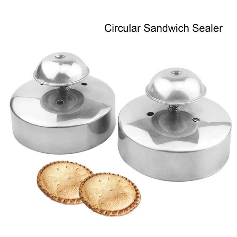 Dough Presser Pockets Pie Molds Party Potluck Hand Pie Molds Baking Stainless Steel Sandwich Cutter and Sealer