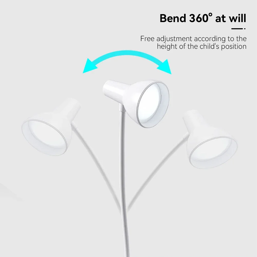 Portable USB Rechargeable LED Folding Desk Lamp Eye Protection Touch Dimming Working Reading Table Lamp For Book Bed Office