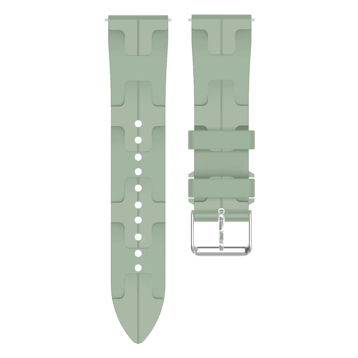 Versatile 22mm Silicone Smartwatch Strap - Premium Replacement Band in Elegant Design