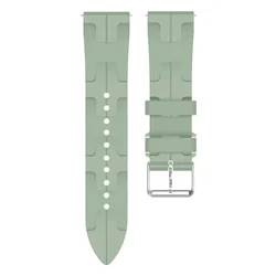 Versatile 22mm Silicone Smartwatch Strap - Premium Replacement Band in Elegant Design for OPPO Watch X X2 (Light Green)