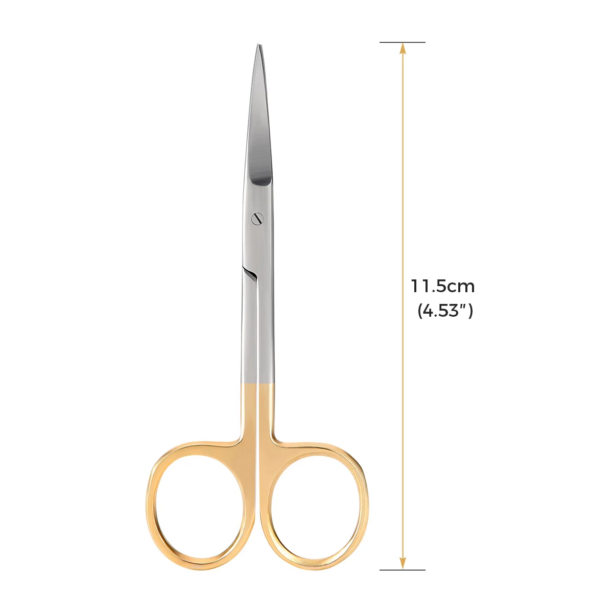 AZDENT Dental Chirurgische Schere Gerade Gebogene Spitze 11,5 cm Chirurgische Pinzette Edelstahl Autoklav Zahnarzt Werkzeuge Zahnmedizin – Detail 7