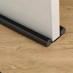 Premium Door Bottom Seal Strip - Heat Insulation, Dustproof & Soundproof Barrier (Black)