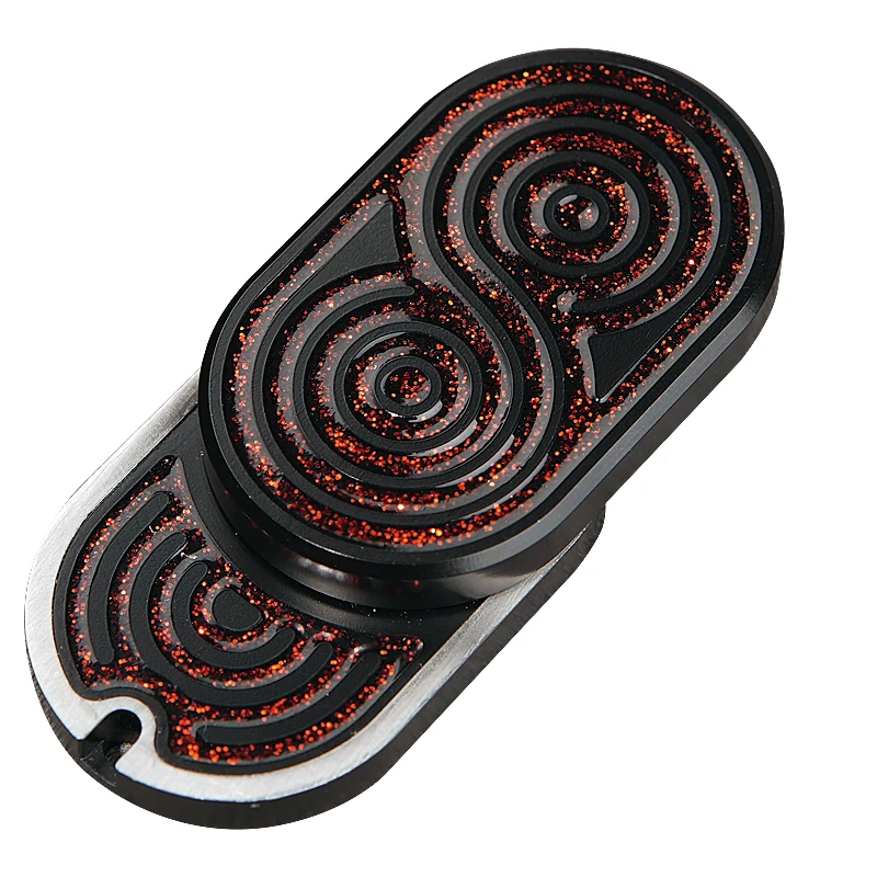 Fidget Toys Anti Stress Toys Mechanical card-pushing metal alloy EDC magnetic force rotation slider fidget spinner stress-relieving toy children's toy