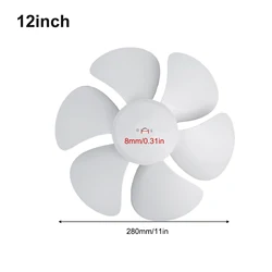 Six - Blade Easy - Install Electric Fan Blades (12 inch)