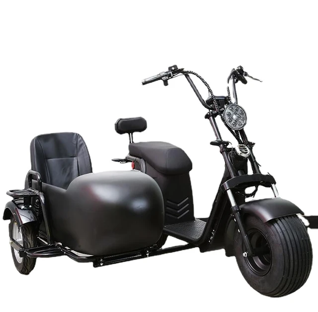 2022 nuovo adulto a tre ruote bicicletta chopper moto 60V 20Ah 2000w  triciclo 3 ruote scooter elettrico citycoco moto - AliExpress