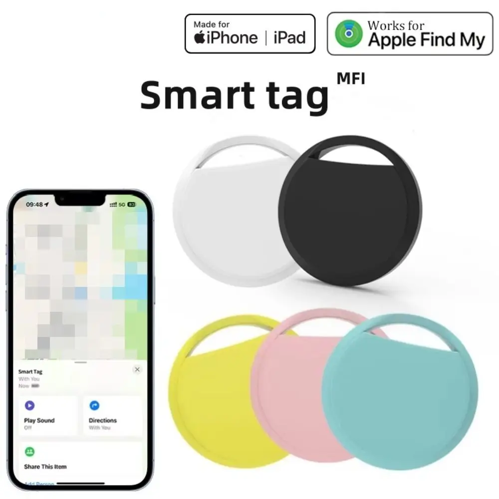 GPS Air Tag Locator Works for Apple Find My (iOS only) GPS Smart Air Tag Bluetooth Anti-loss Device Replaceable Battery Waterproof Item Locator