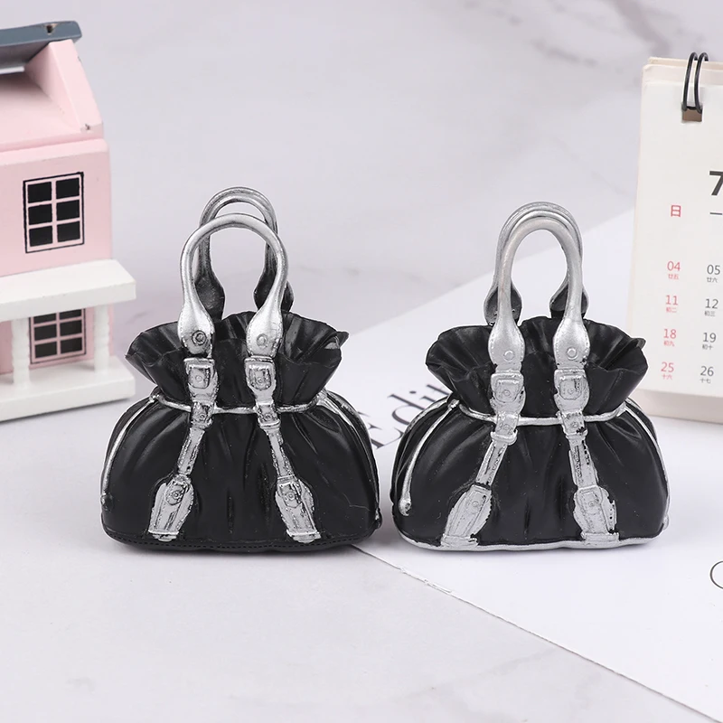 1:6 Dollhouse Miniature Leather Handbag Purse Lady's Shoulder Bag Fashion  Doll's Accessory Hs020 - Doll House Accessories - AliExpress