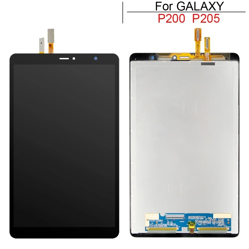 

New For Samsung Tab A 8.0 2019 SM-P200 SM-P205 P200 P205 LCD Display Monitor Touch Screen Digitizer Panel Glass Assembly