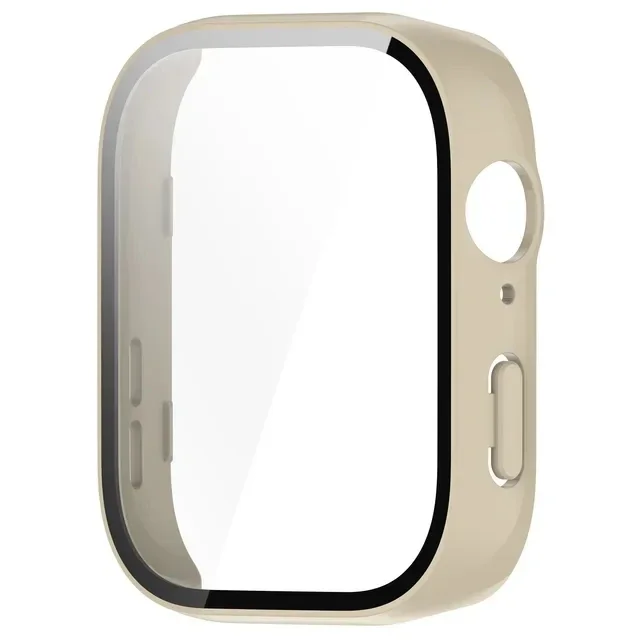 Premium Tempered Glass Screen Protector Bumper for Smartwatch Cases - Anti-scratch Protection
