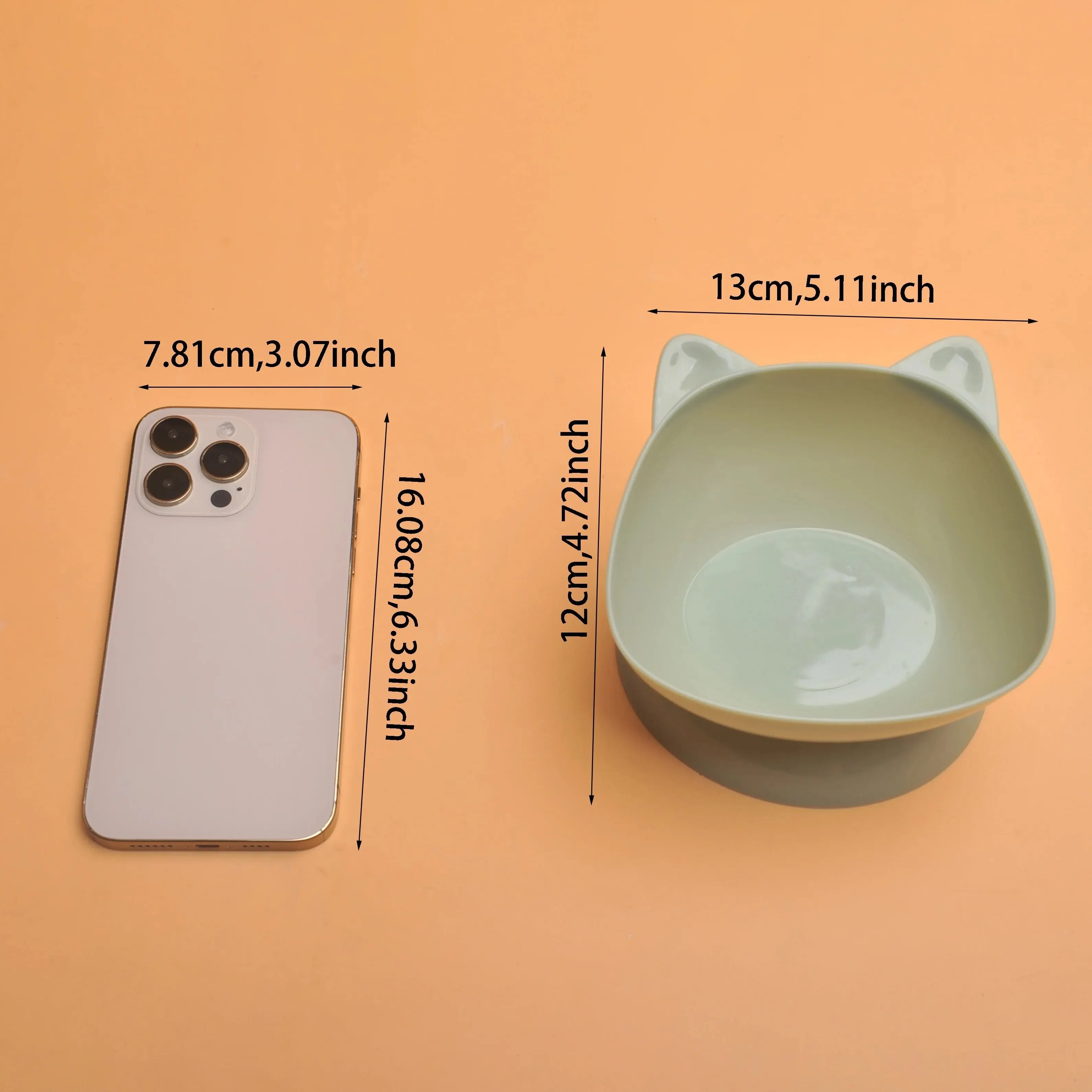 Pet Water Bowl High Foot Detachable Washable Plastic Combination Anti Tipping