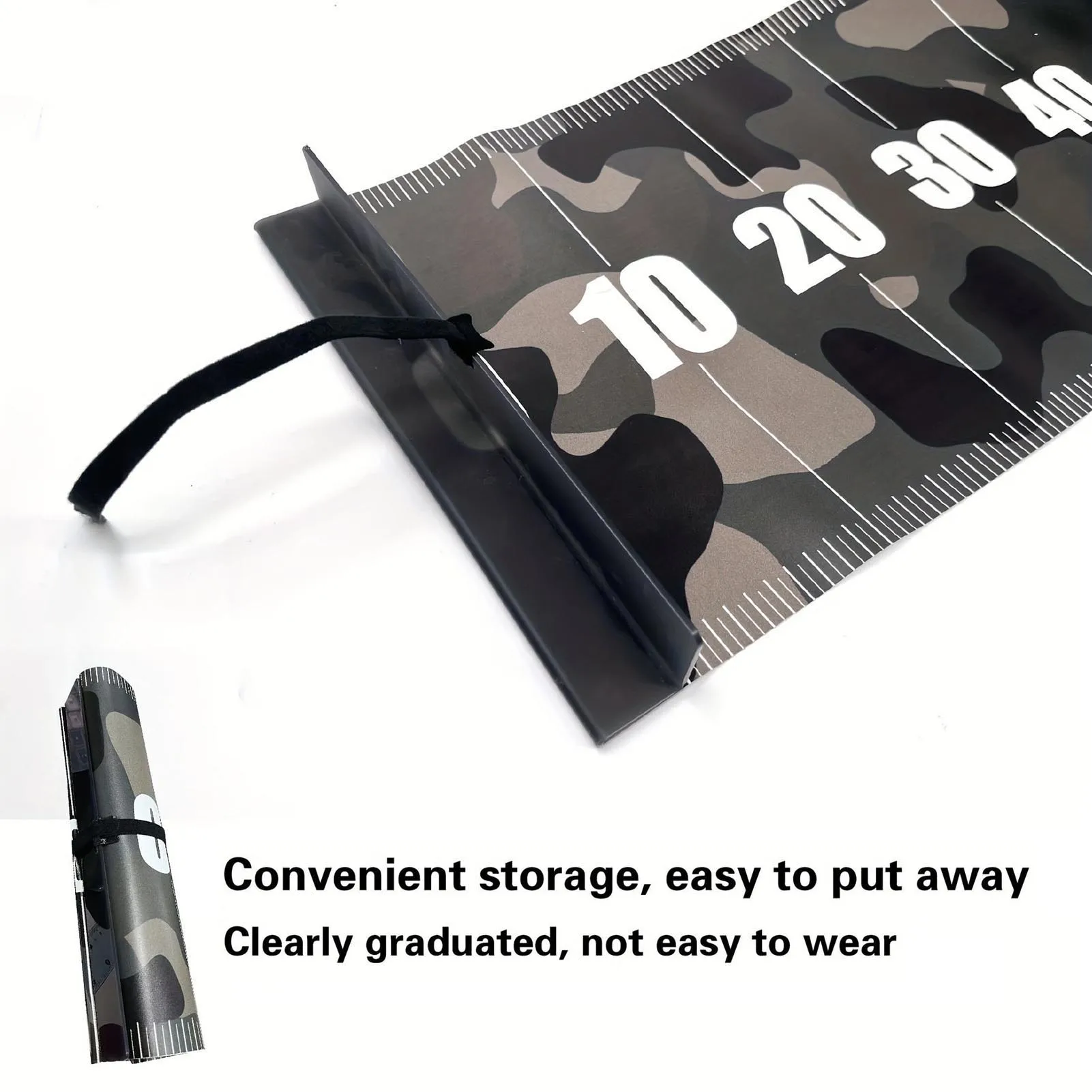 Portable Fishing Measuring Tape Convenient Storage Versatile Fishing Tackle Tool Suitable for Outdoors Indoors
