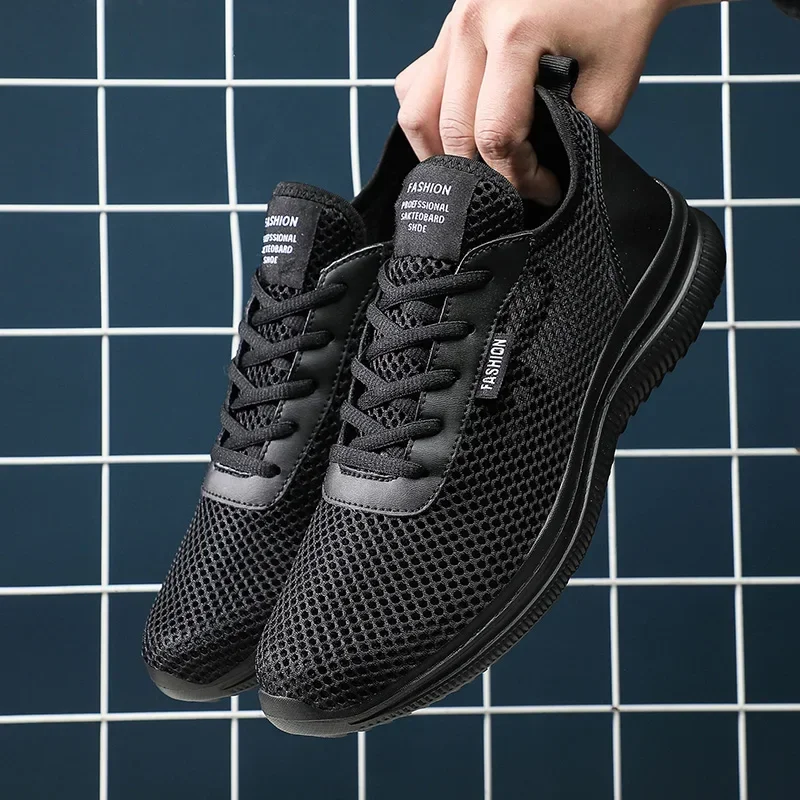 MAEDEF 남성용 레이스업 메쉬 신발, 경량 스니커즈, 캐주얼 신발, 테니스 신발, 여름 