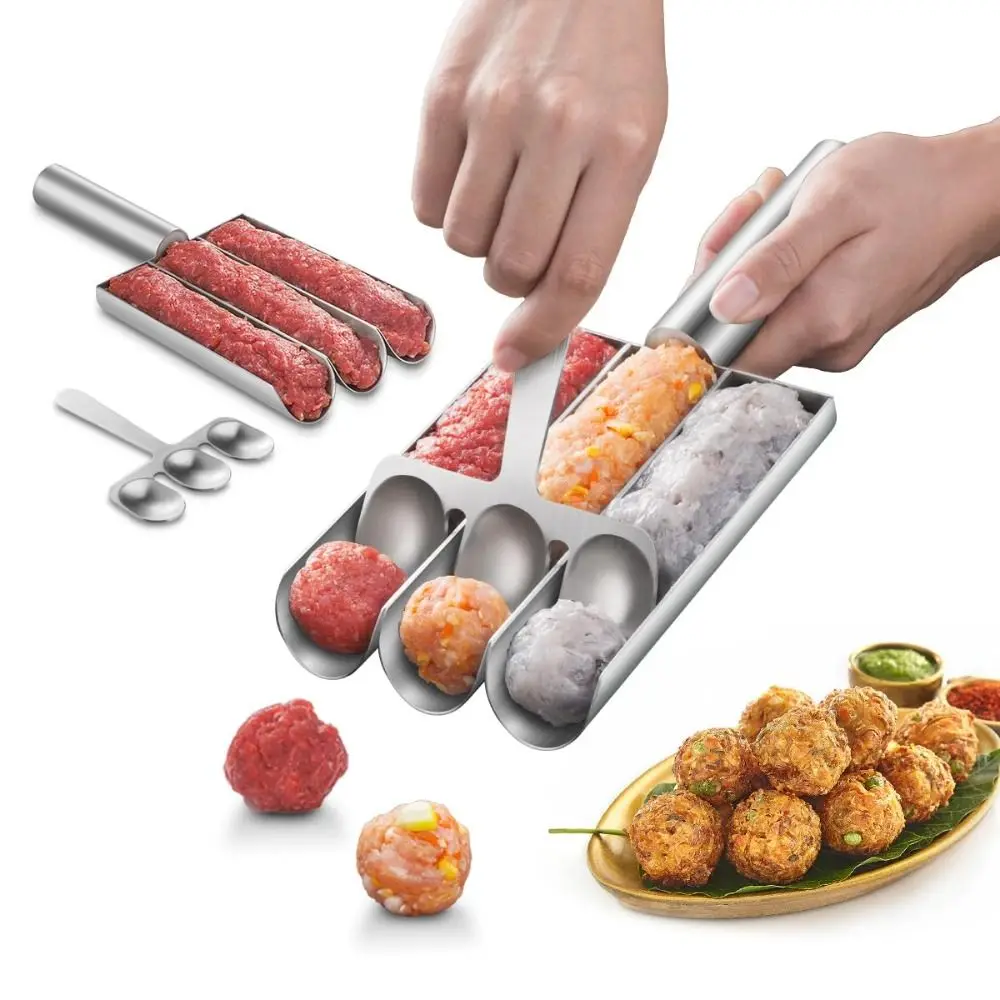 Stainless Steel Meatball Maker Set for Homemade Meatballs