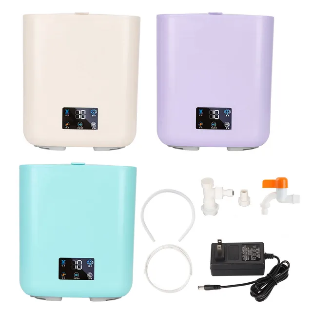 Fully Automatic Small Washing Machine 7L Large Capacity Portable Washing Machine with Spin Dryer for Dormitory Family Apartment 2
