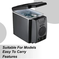 Réfrigérateur de voiture 6L, Mini réfrigérateur pour véhicule et maison, camion de dortoir, froid et chaud, double usage, boîte isotherme 12V 1