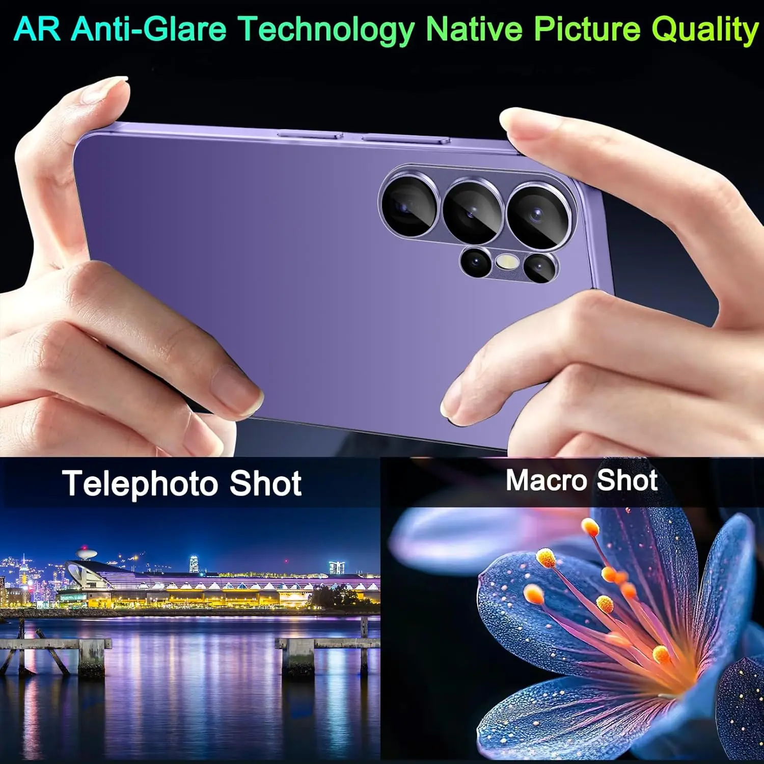 Premium Camera Lens Protector Film - Breakage-Resistant Tempered Glass Cover