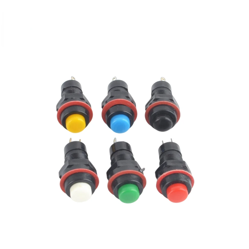 Spring return push button switch 10mm Normally Open nofixed switch