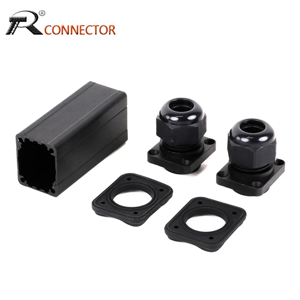 Caixa de Junção Impermeável para Engenharia Eletrônica Power Extender Connector Shell Pg9 Cabo Glândulas Kit 48 mm Pcs Nova Chegada