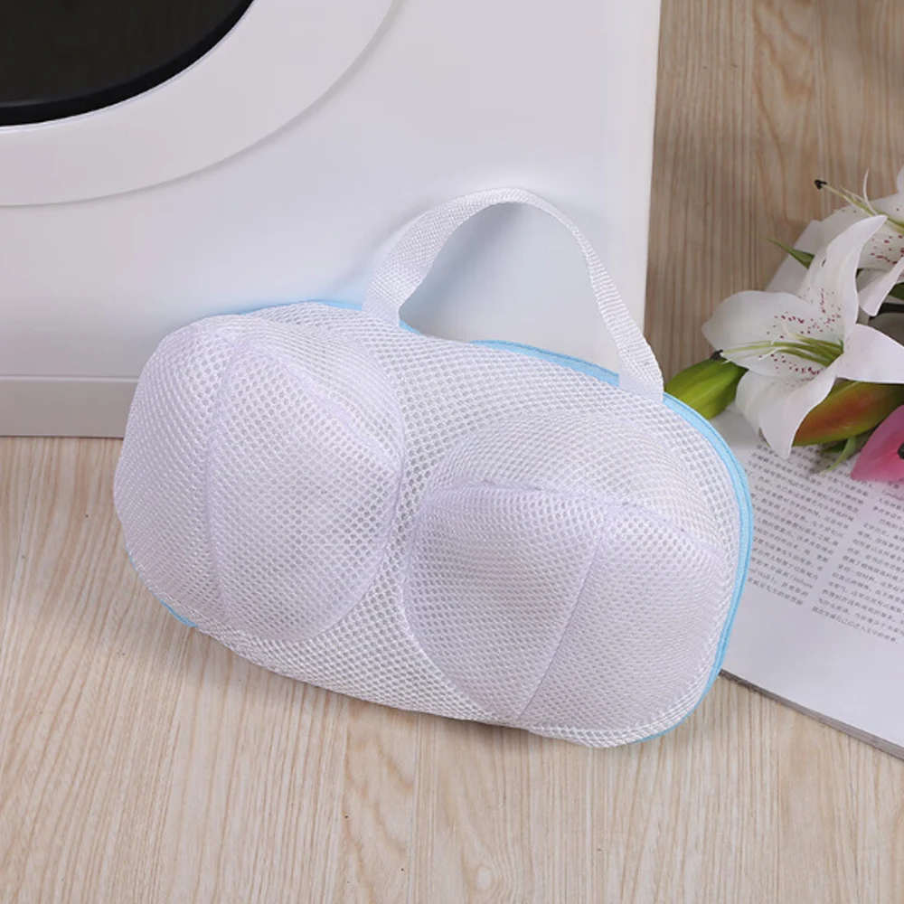 1PC Laundry Bag Mesh Pouch Dirty Laundry Basket Shoes Organizer Organizer for Underwear Clothes Storage Organization Home Garden 3