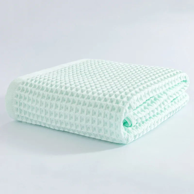 Bath Towel 1 Piece 70x140 Cm 100% Cotton Waffle Bath Towel Adult Soft Absorbent Towel Home Bathroom