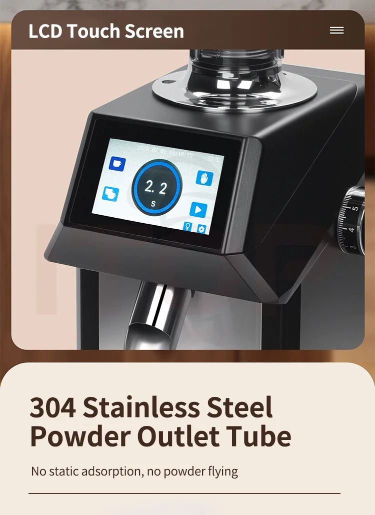 مطحنة قهوة ITOP CGFL74A احترافية بشفرات إيطالية 74...