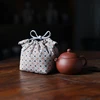 Chinese Style Fabric Travel Storage Bag, Teacup Cloth Bag, Portable Storage Organizer, Small Cup Bags 3