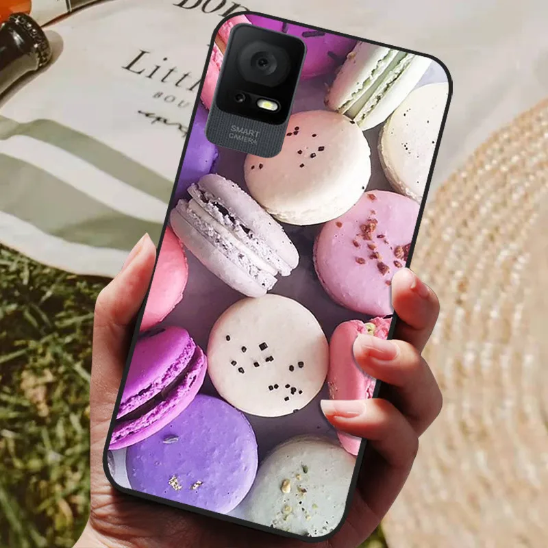 Black Silicone TPU Phone Cover with Soft Bumper Protection