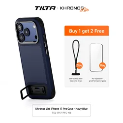 Introducing the Presale Khronos Lite MagSafe Phone Case with Camera Control Button for iPhone 17 Pro Max (Navy Blue)