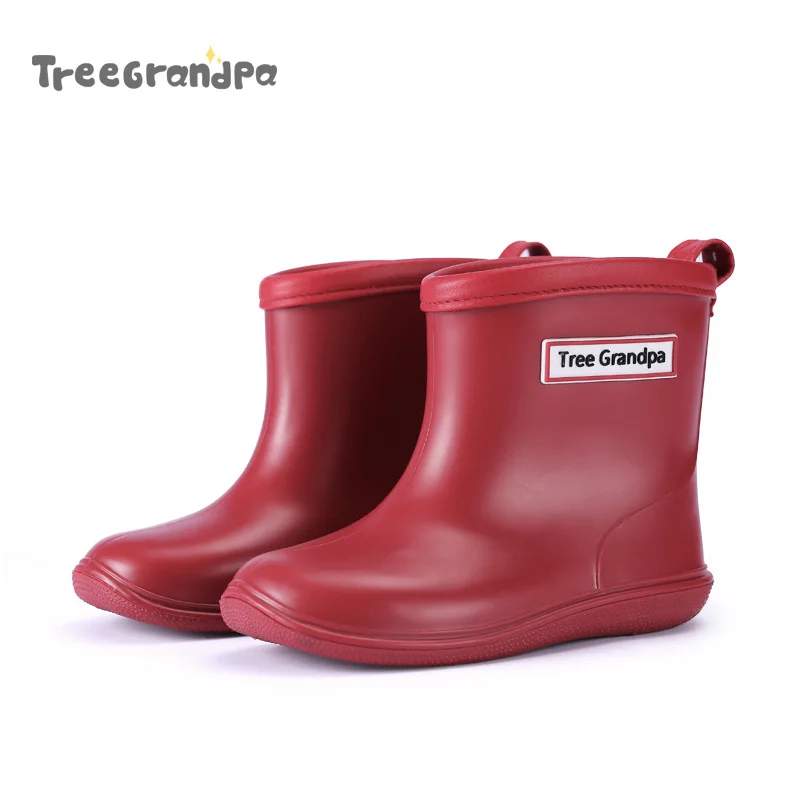 Children's Lightweight Mid-Calf Rain Boots - Soft Bottom Water Shoes