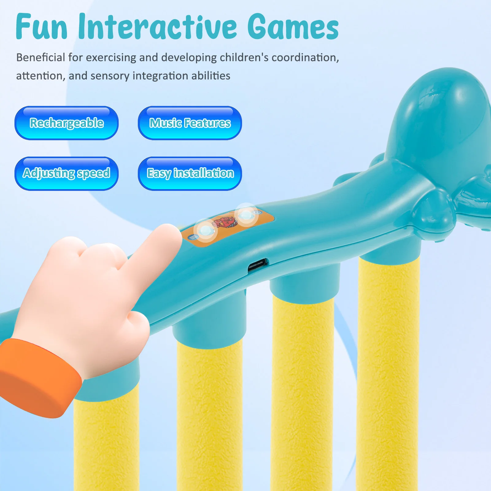 Reflex Drop Sticks Challenge Game Hand Eye Coordination Training Toy Christmas Gifts Adjustable Speed Catching Sticks Game