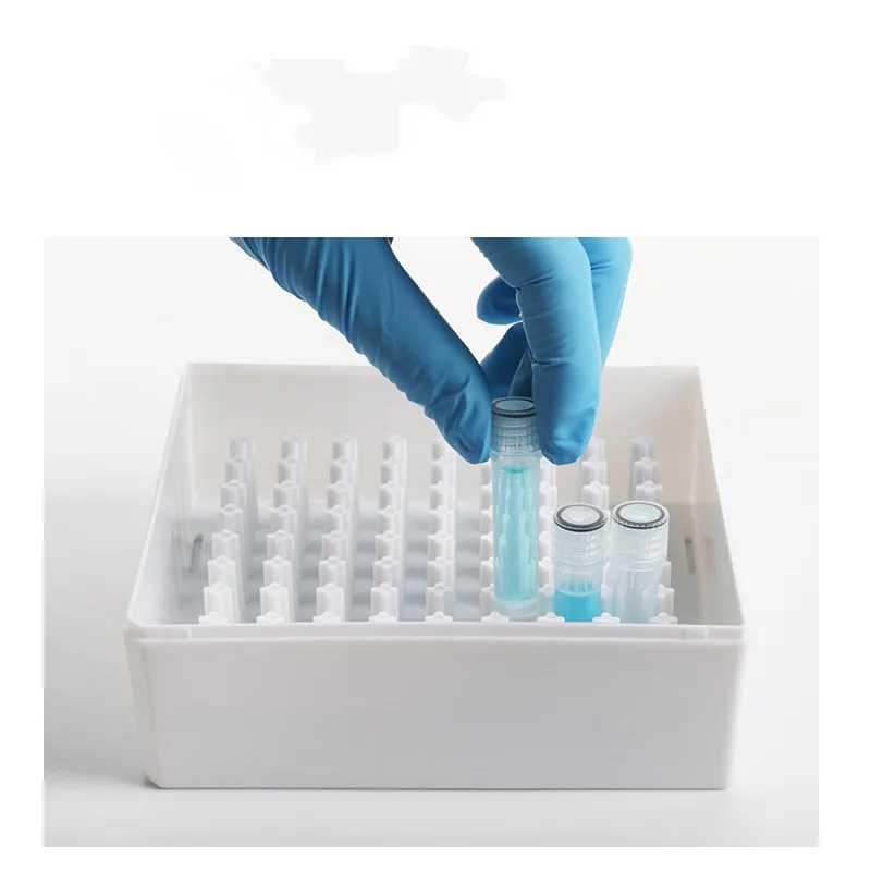 Freezing Storage Box Low-temperature Resistant Plastic Freezing Storage Box 25 81 100 Grid Laboratory Sample