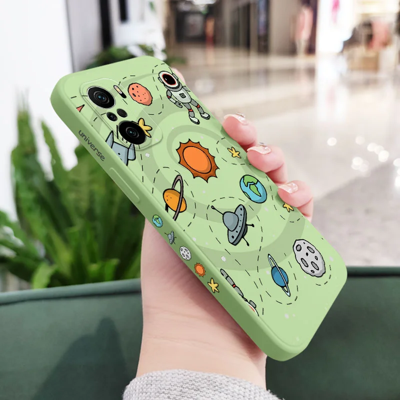 Great Astronaut Design Silicone Phone Case