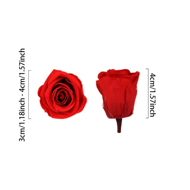 Valentine'S Day Supplies Box Color Natural Looking Preserved Rose Gift Boxes Handmade Roses Ornament Artifical Flowers Decor 6