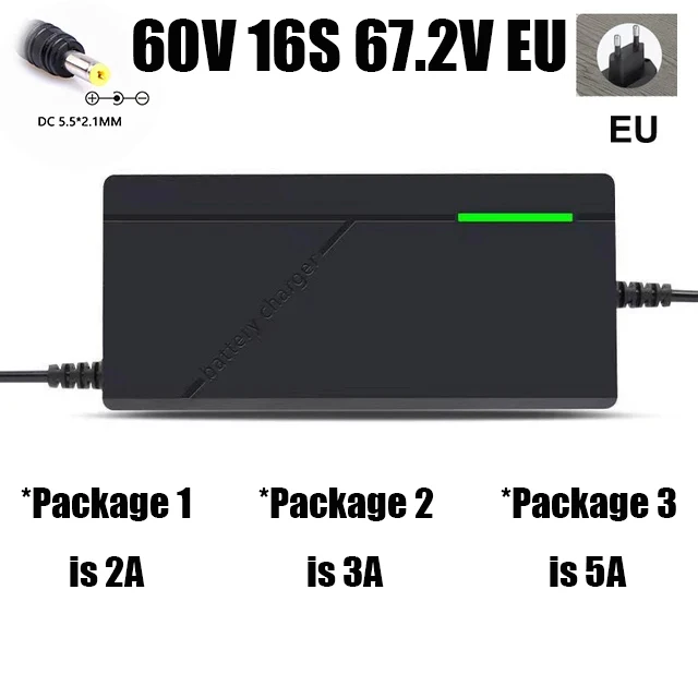 Universal Smart Fast Charging Plug Charger for Lithium Li-ion Battery Packs