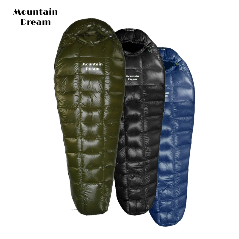 Mountian dream ultra light eiderdown sleeping bag can be spliced
