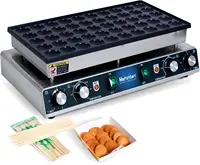 Mini Dutch Pancake Maker, 110V Muffin Waffle Maker, Hotcakes Machine, Non-stick Dorayaki Maker, Poffertjes Pan, Maquina Para Min 1