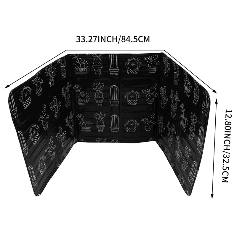 New 1Pcs Kitchen Grease Aluminum Foil Insulation Block Oil Splash Board Cooking Hot Baffle Tin Foil Sheet Aluminum