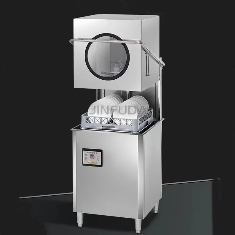 Automatic Dishwasher Heavy Duty Kitchen Dishwasher 201 Stainless Steel Commercial Hotel Restaurant Dishwasher 60 Baskets/hour 3