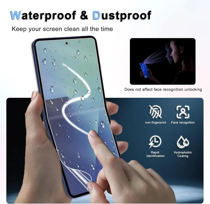 4-in-1 Easy Install Shatterproof Tempered Glass Screen Protectors