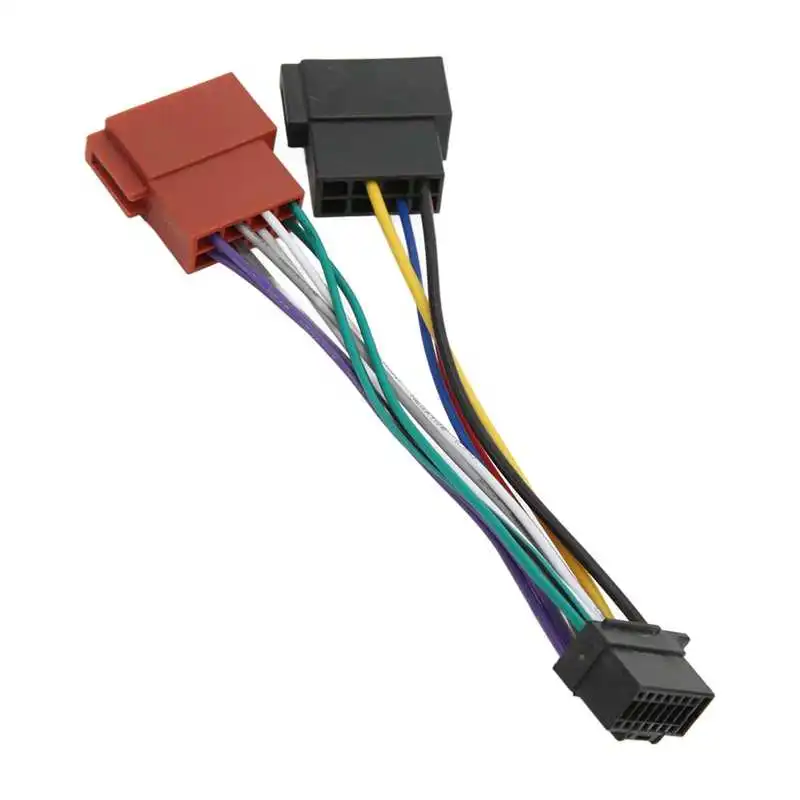ISO Radio Harness Adapter Radio ISO Harness Connector Easy Install Stereo Replacement
