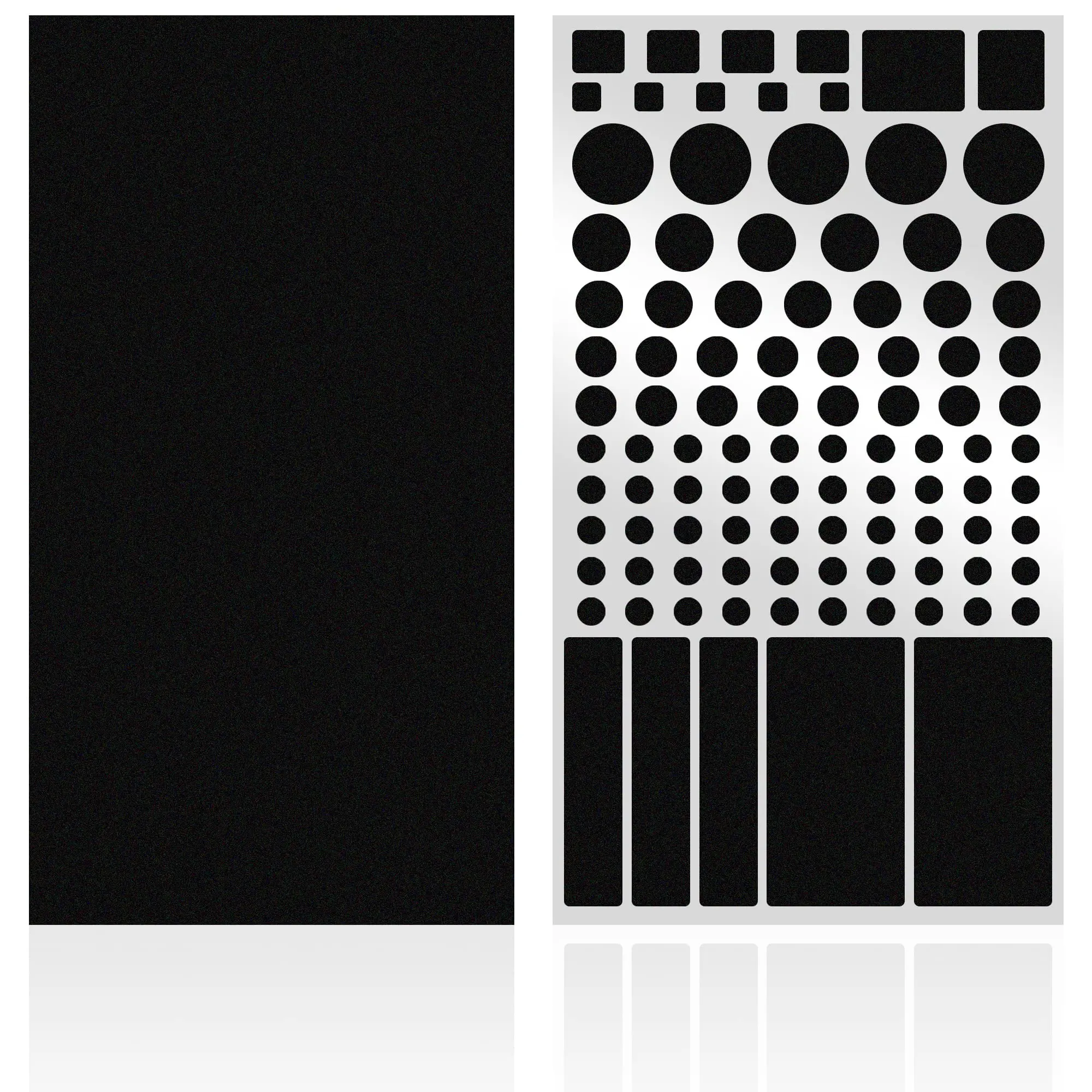 Adesivi Oscuranti Per Luci LED - Confezione Da 2 Fogli, Bianchi, Per Elettrodomestici E Dispositivi