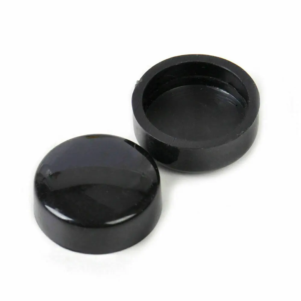 Screw cap 4pcs black for car truck van license plate frame