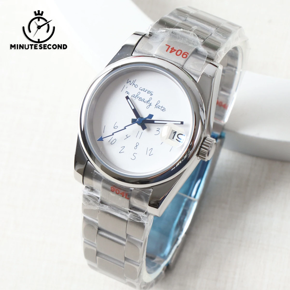 Kit Boîtier Montre En Acier 36mm Avec Bracelet – Pour Mouvement NH35/NH36