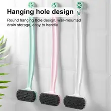 

Shower Tool Hygienic Moderately Soft Plastic Bathroom Massage Bath Brush for Children