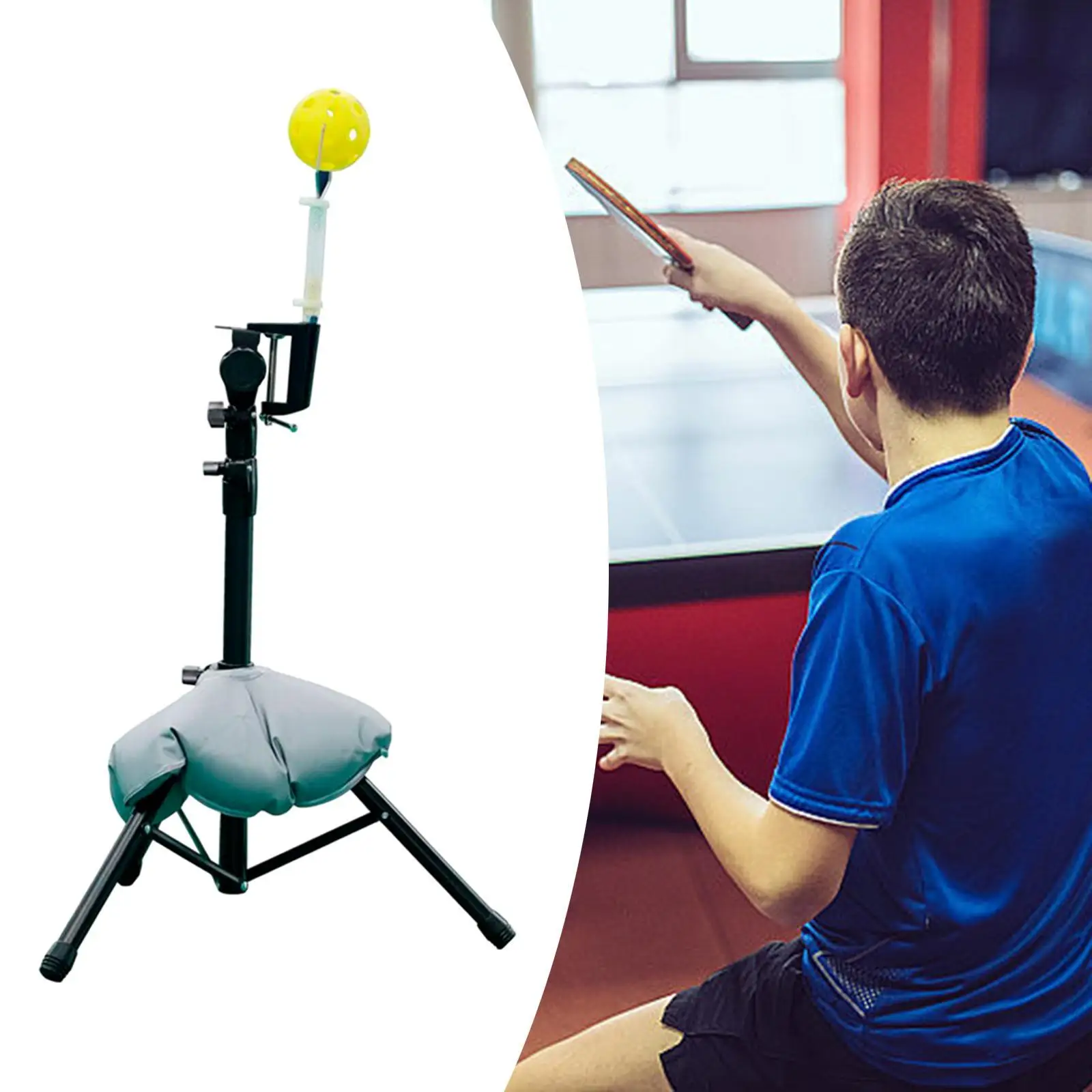 Pickleball Trainer Rebound Ball Exerciser Professional 1 Pickle Ball Tennis Practice Rebounder Aid All Skill Levels