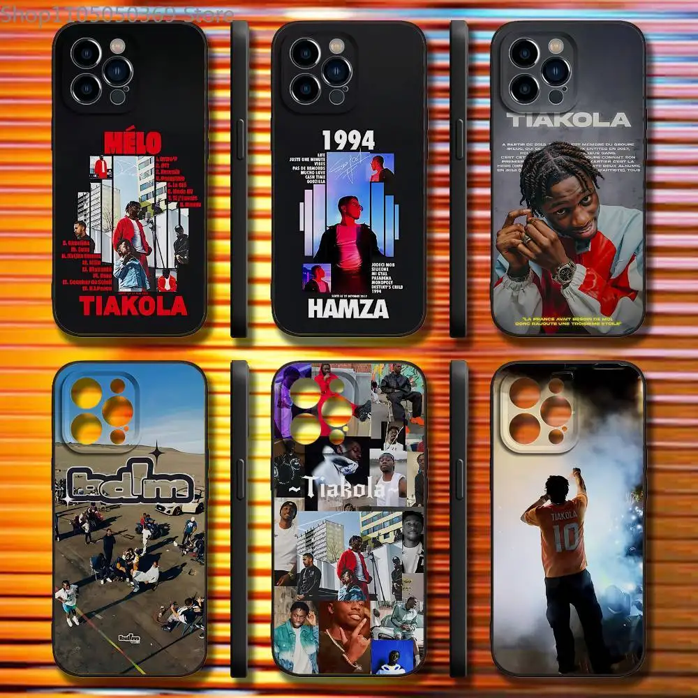 Sleek Soft Black Phone Case by T-Tiakola M3lo MELO