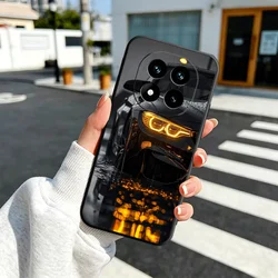Vibrant Blue Red Car Design Soft Phone Case - Black Cover Back Shell for Redmi Note15ProPlus (KHTY00086A)
